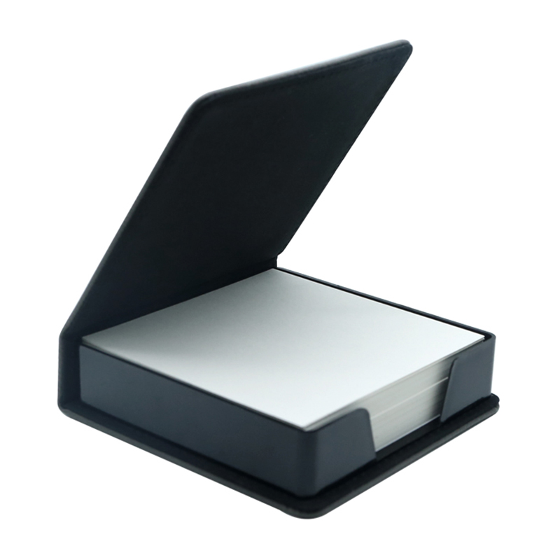 Pemegang Notepad Square Kulit Kulit Boleh Laser