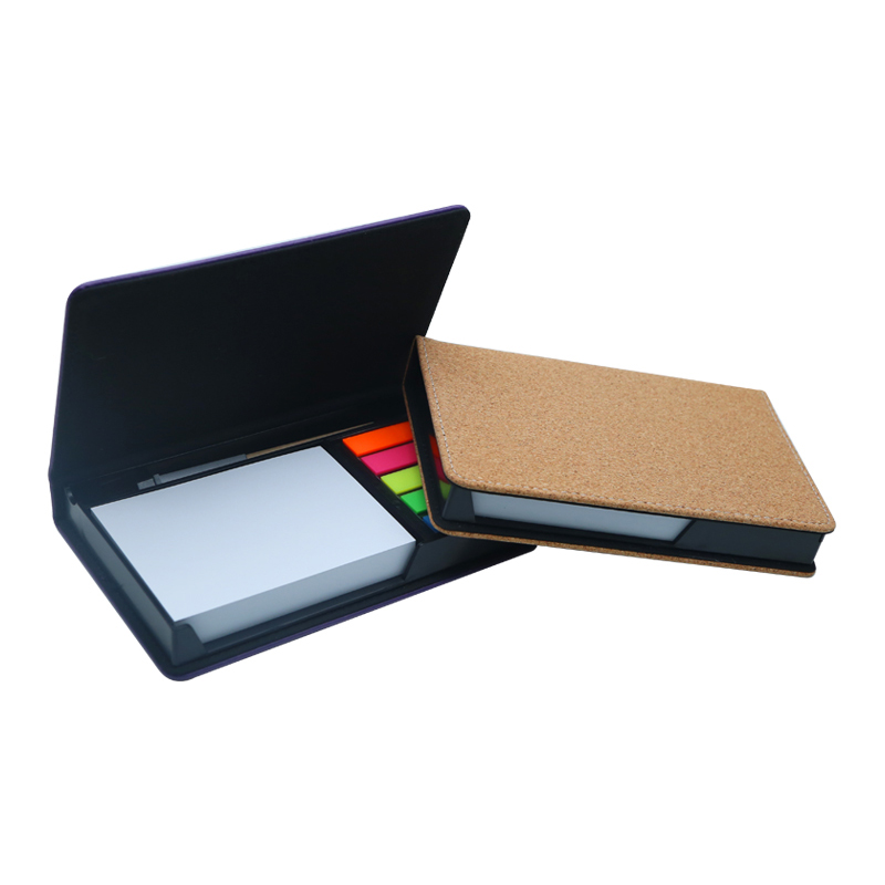 Pemegang Notepad Segi Empat Kulit Kulit Boleh Laser