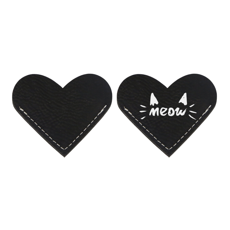Penanda Buku Bentuk Jantung Kulit Kulit Boleh Laser