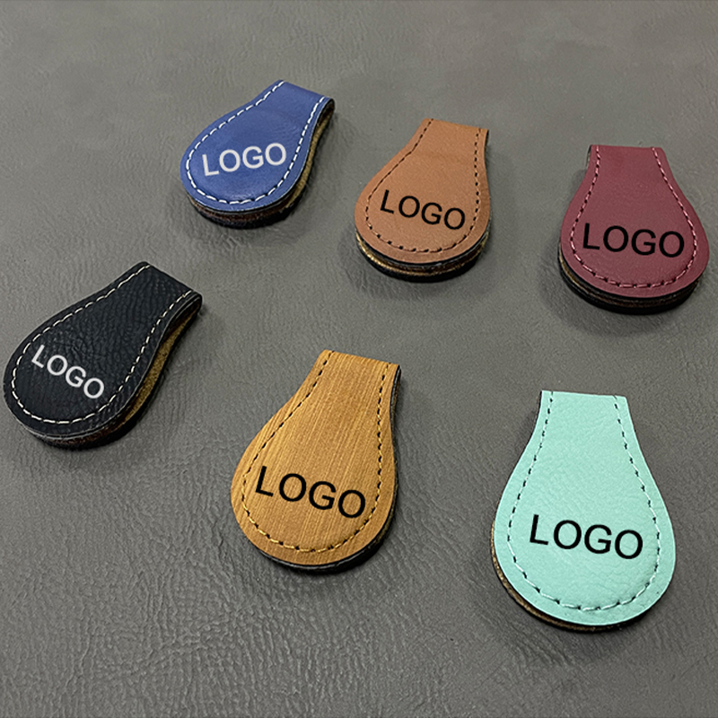 Penanda Buku Magnet Kulit Kulit Boleh Laser