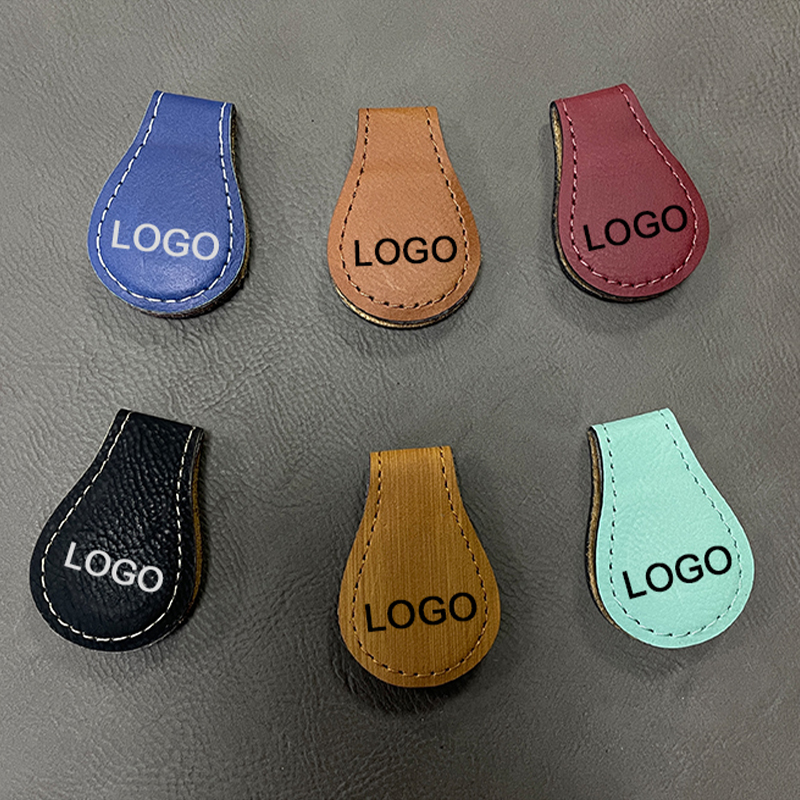 Penanda Buku Magnet Kulit Kulit Boleh Laser