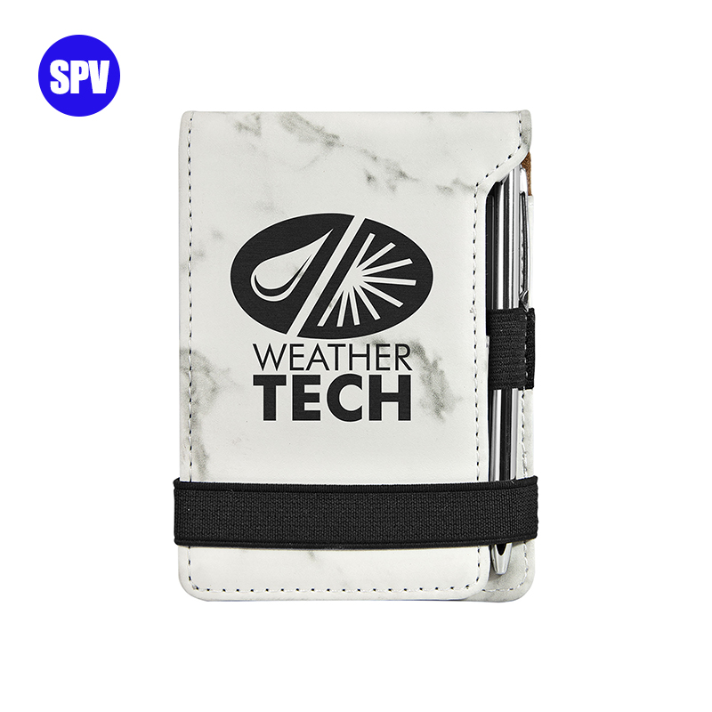 Notepad Mini Kulit Kulit Boleh Laser dengan Pen
