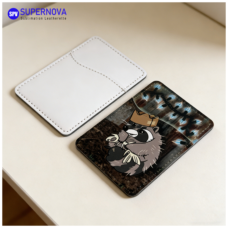 Pemegang Kad Telefon Kulit Kulit Sublimasi dengan Magnet Pemegang Kad Telefon Kulit Kulit Sublimasi dengan Magnet
