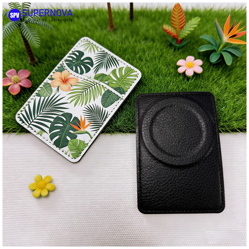 Pemegang Kad Telefon Kulit Kulit Sublimasi dengan Magnet Pemegang Kad Telefon Kulit Kulit Sublimasi dengan Magnet