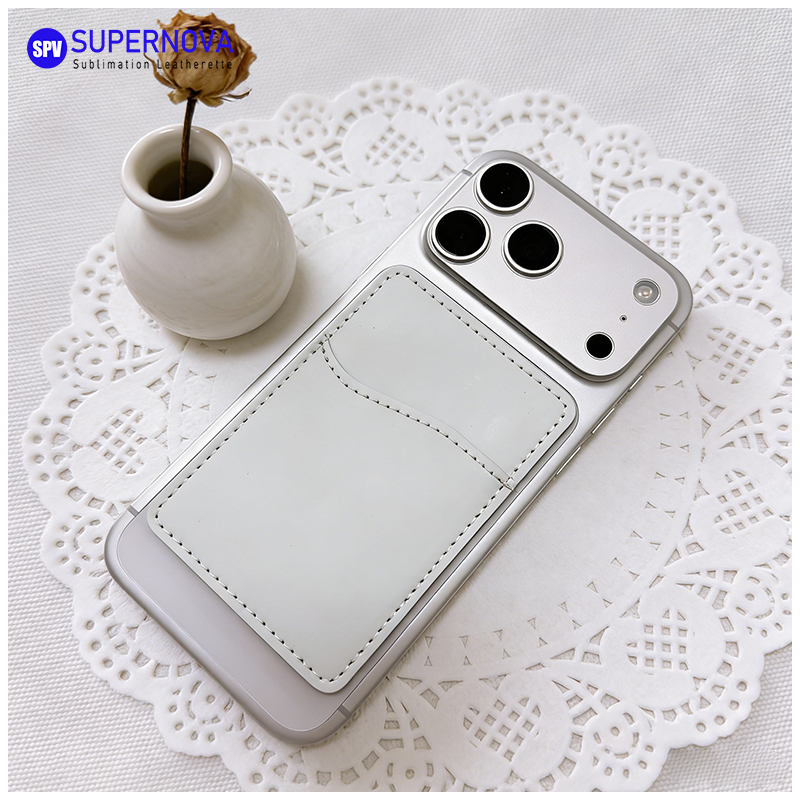 Pemegang Kad Telefon Kulit Kulit Sublimasi dengan Magnet Pemegang Kad Telefon Kulit Kulit Sublimasi dengan Magnet