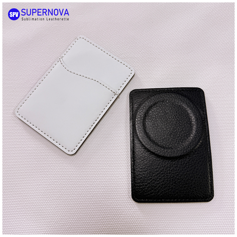 Pemegang Kad Telefon Kulit Kulit Sublimasi dengan Magnet Pemegang Kad Telefon Kulit Kulit Sublimasi dengan Magnet