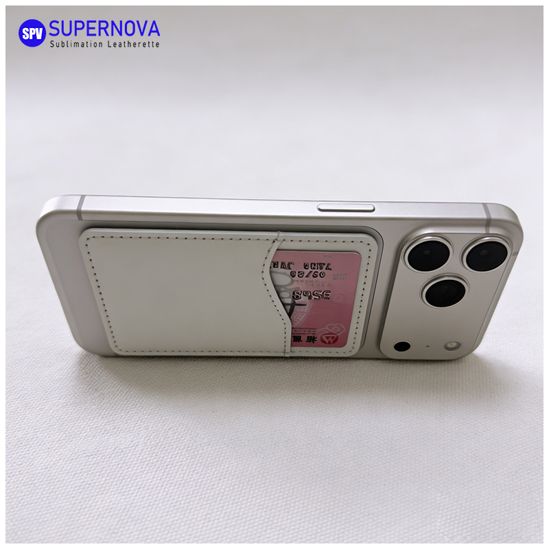 Pemegang Kad Telefon Kulit Kulit Sublimasi dengan Magnet Pemegang Kad Telefon Kulit Kulit Sublimasi dengan Magnet