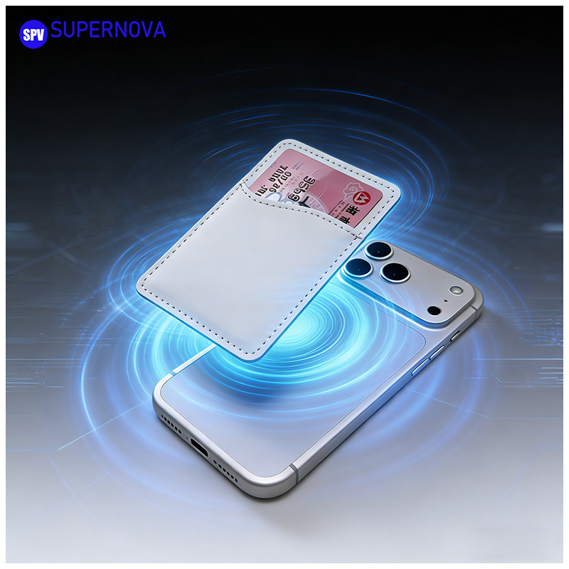 Pemegang Kad Telefon Kulit Kulit Sublimasi dengan Magnet Pemegang Kad Telefon Kulit Kulit Sublimasi dengan Magnet