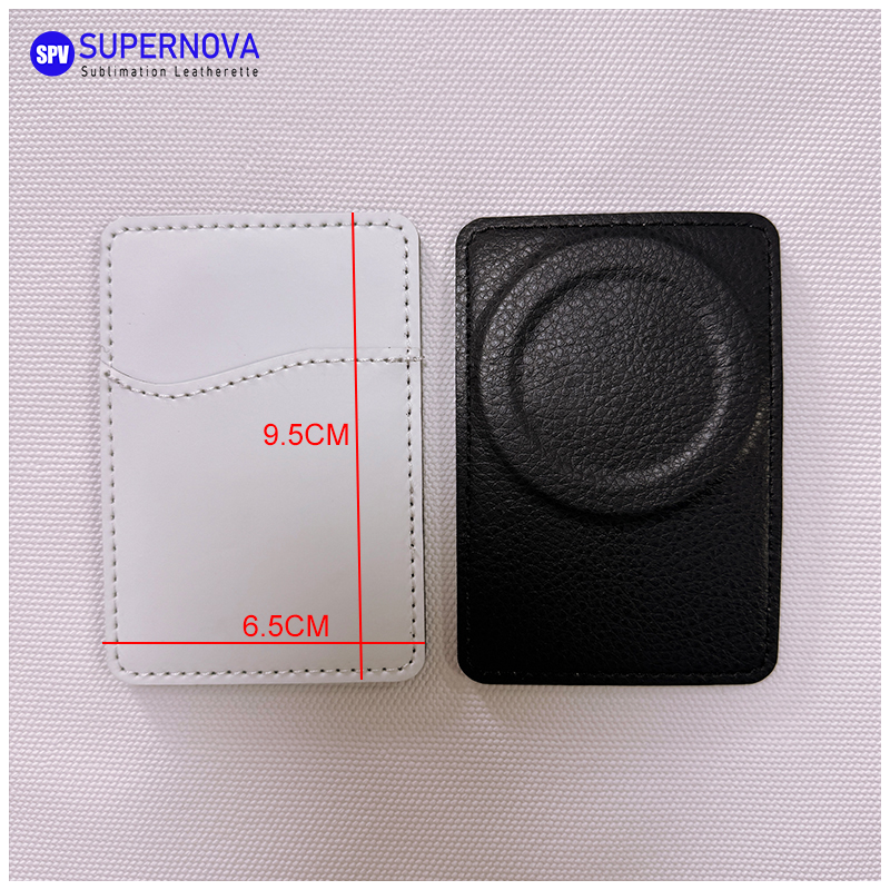Pemegang Kad Telefon Kulit Kulit Sublimasi dengan Magnet Pemegang Kad Telefon Kulit Kulit Sublimasi dengan Magnet