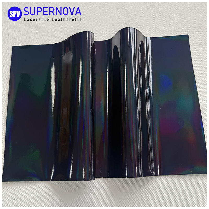 Lembaran Kulit Kulit Boleh Laser Holografik dengan pelekat/tanpa pelekat