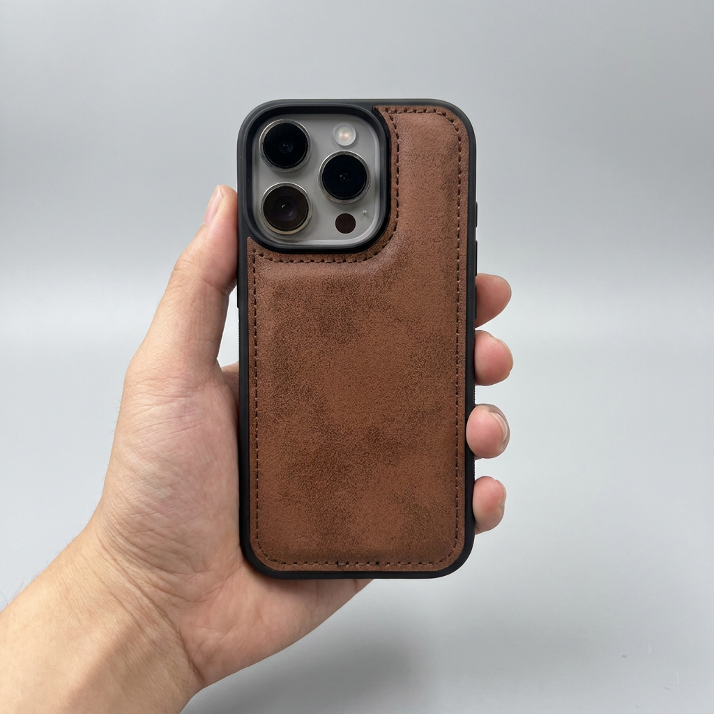Sarung Telefon Kulit Kulit Boleh Laser