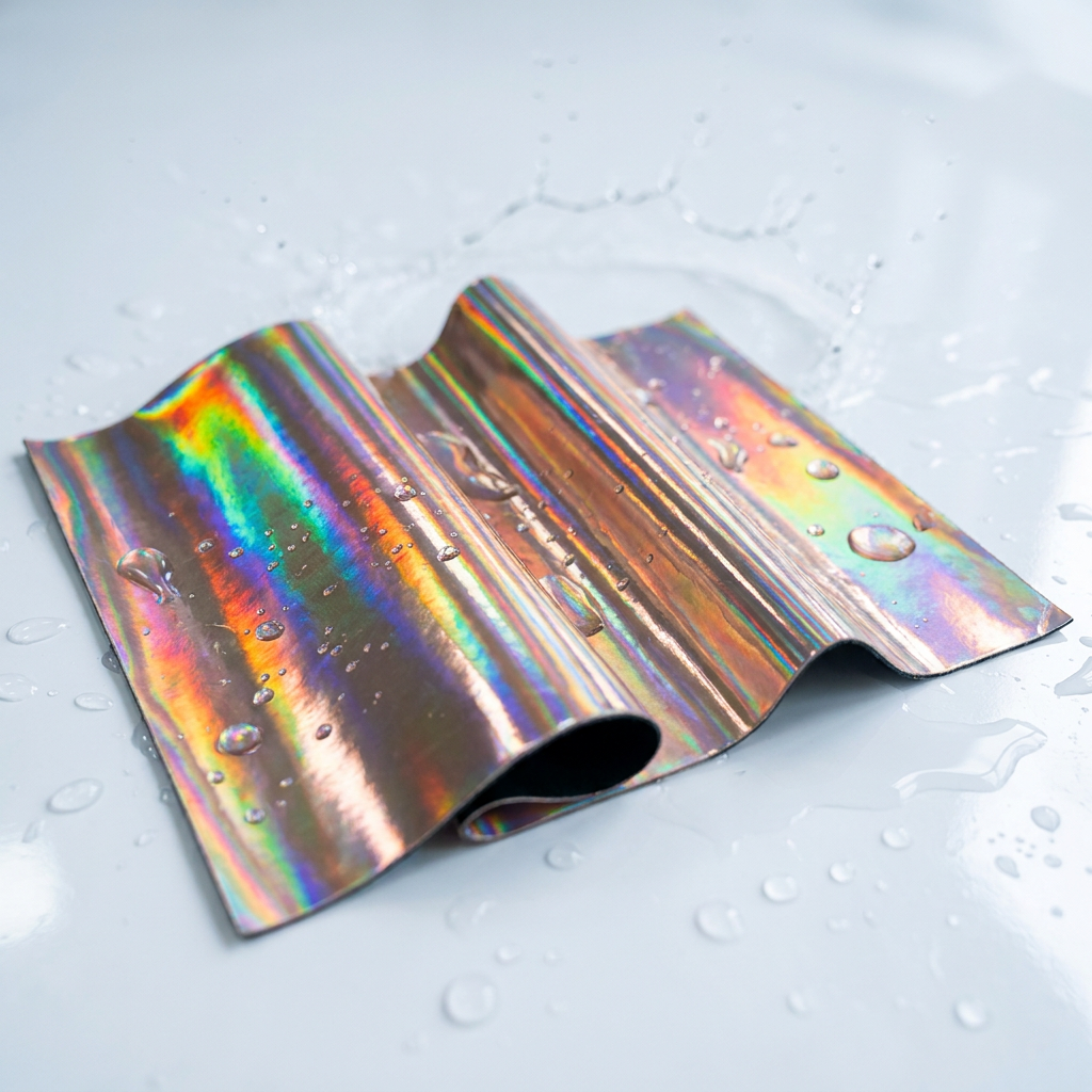 Lembaran Kulit Kulit Boleh Laser Holografik dengan pelekat/tanpa pelekat