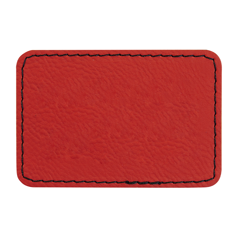 Tampalan Kulit Kulit Segi Empat 3 1/2' x 2 1/2'