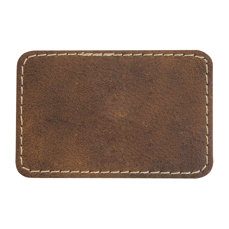 Tampalan Kulit Kulit Segi Empat 3 1/2' x 2 1/2'