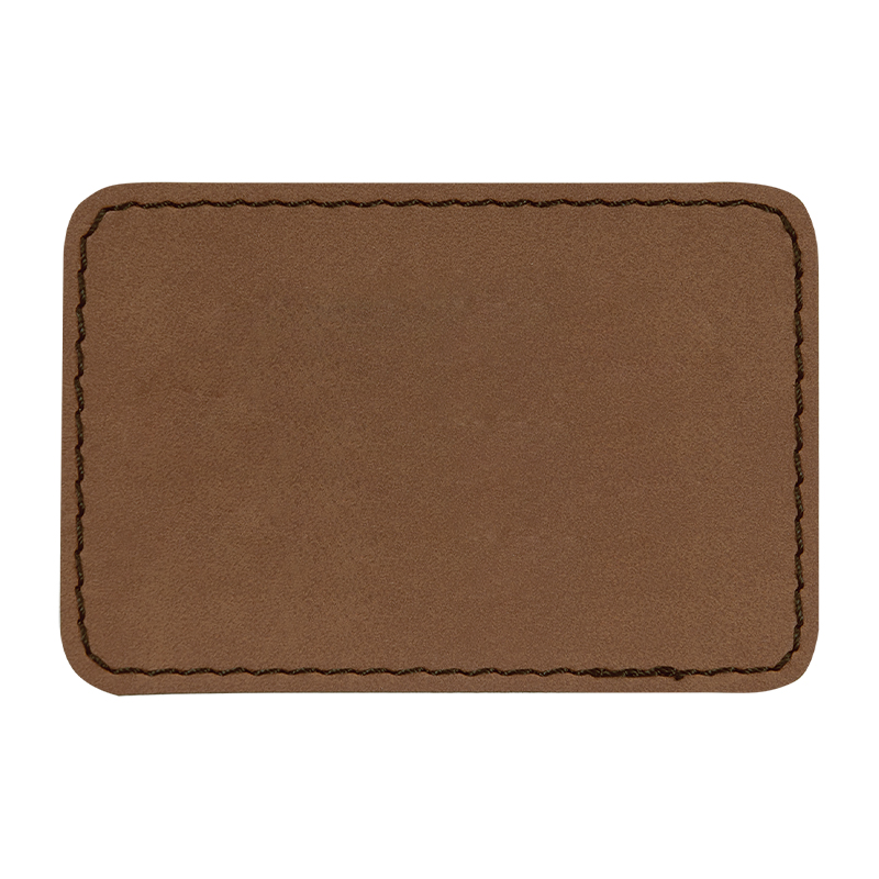 Tampalan Kulit Kulit Segi Empat 3 1/2' x 2 1/2'