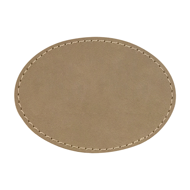 Tampalan Kulit Kulit Bujur 3 1/2' x 2 1/2'