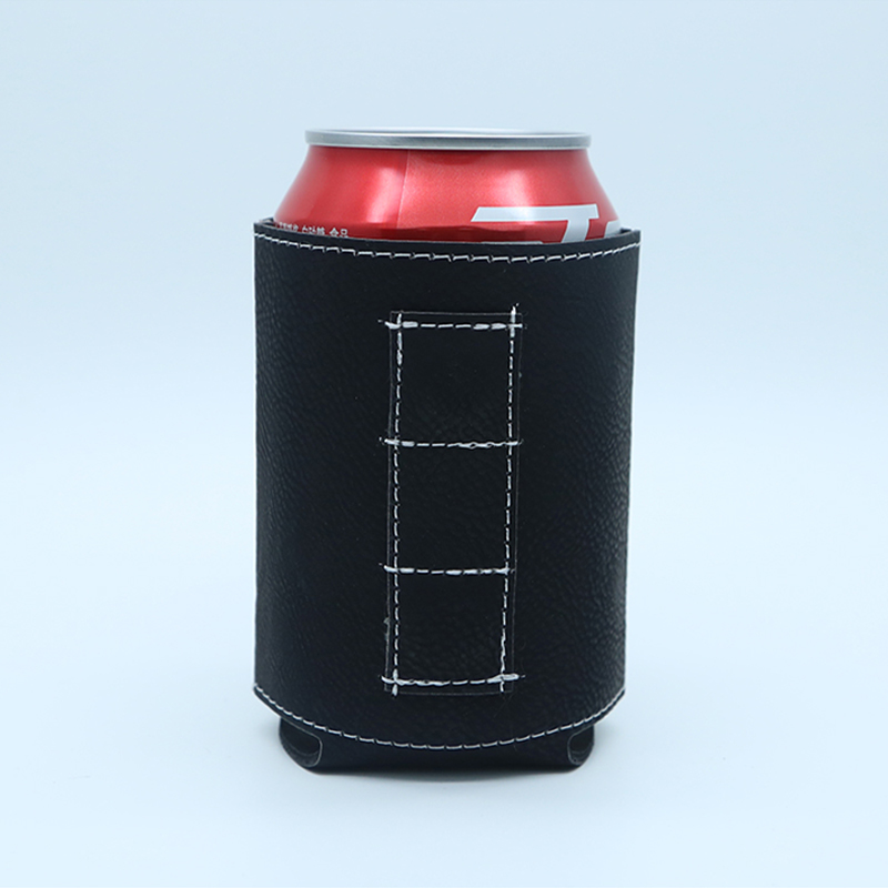 Pemegang Minuman Kulit Kulit Boleh Laser dengan Magnet
