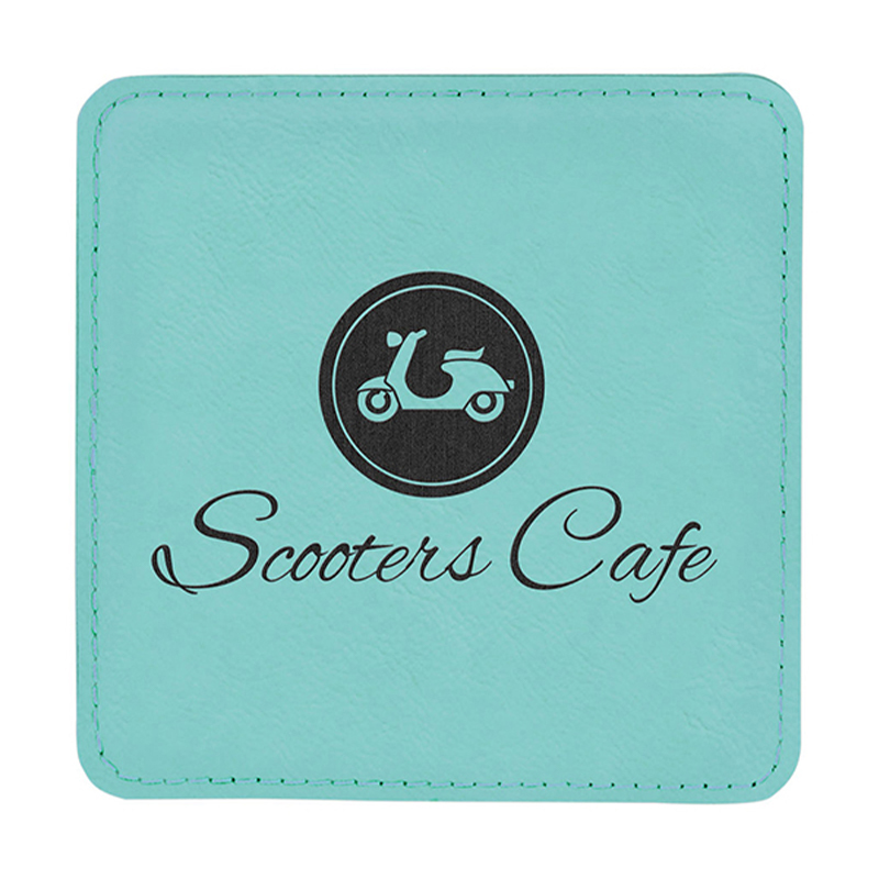 Coaster Kulit Kulit 4' x 4' Persegi
