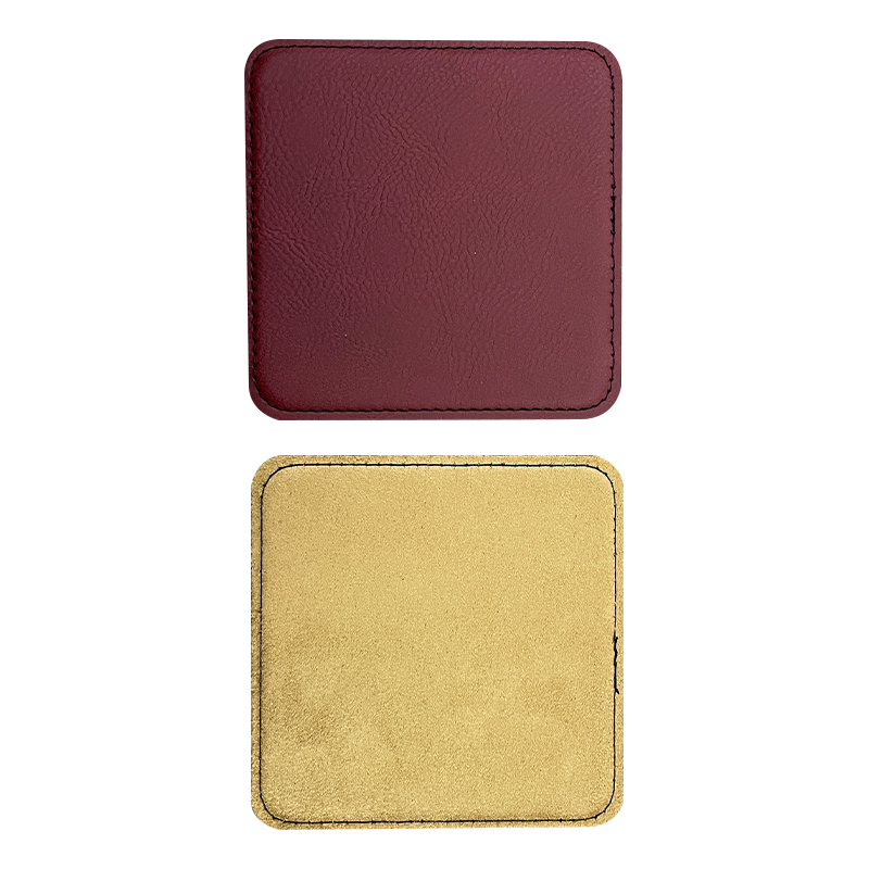 Coaster Kulit Kulit 4' x 4' Persegi