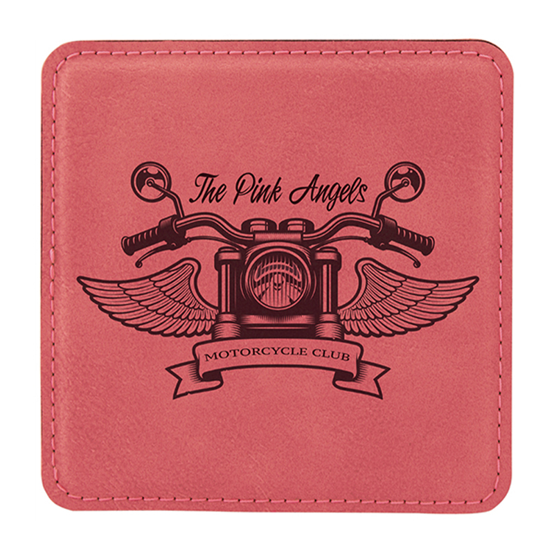 Coaster Kulit Kulit 4' x 4' Persegi