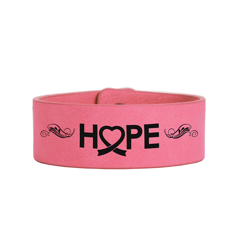 9 1/2' x 2' Gelang Cuff Kulit Kulit Boleh Dilas