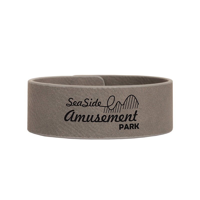 9 1/2' x 2' Gelang Cuff Kulit Kulit Boleh Dilas