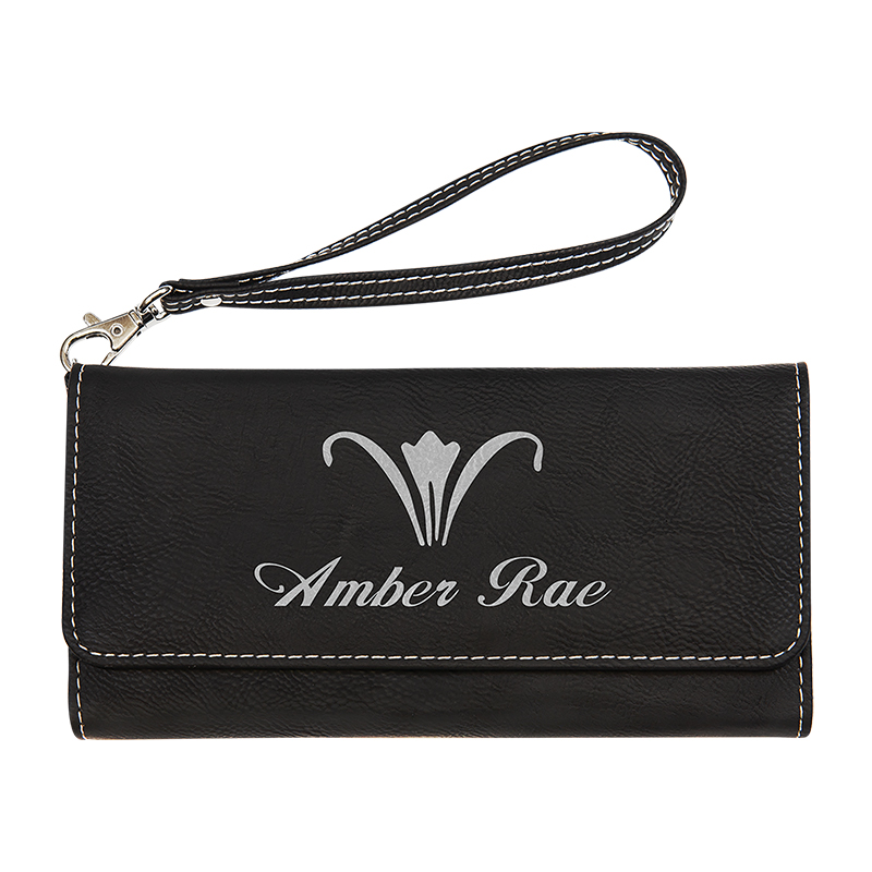 Dompet Kulit Kulit Boleh Laser dengan Tali Dompet Kulit Kulit Boleh Laser dengan Tali