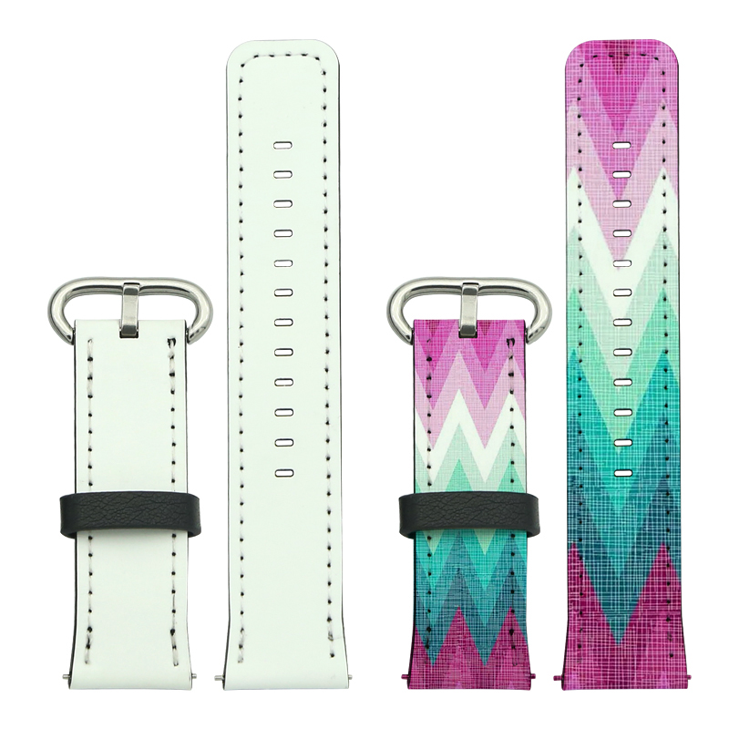 Sublimasi PU Kulit Samsung/Huawei Watch Bands 22mm