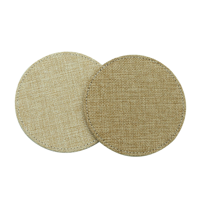 Pemejalwapan Jute Coaster-Pusingan