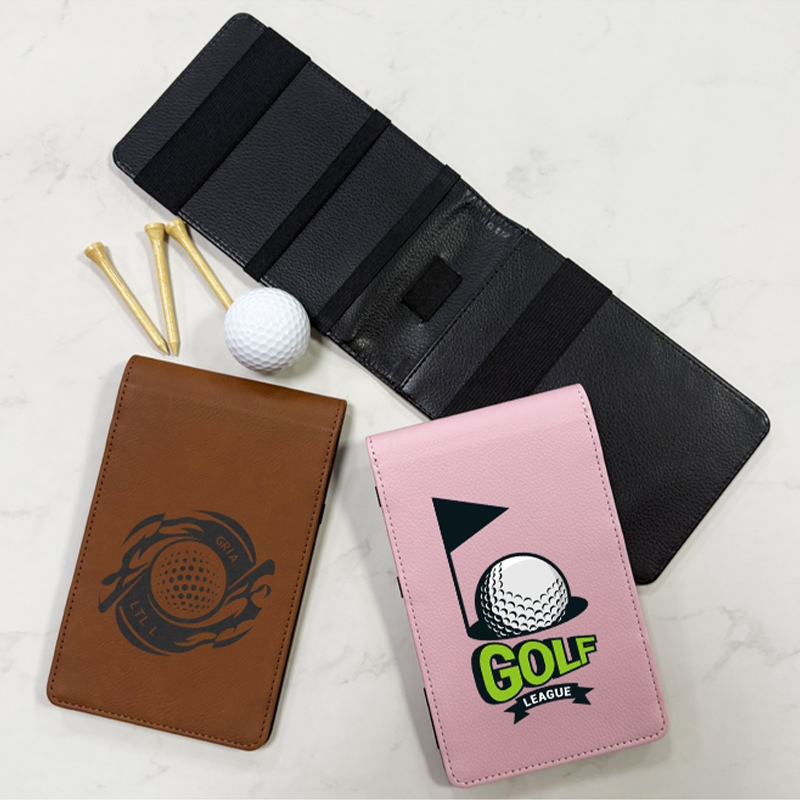 Pemegang Kad Skor Golf Kulit Kulit Sublimasi