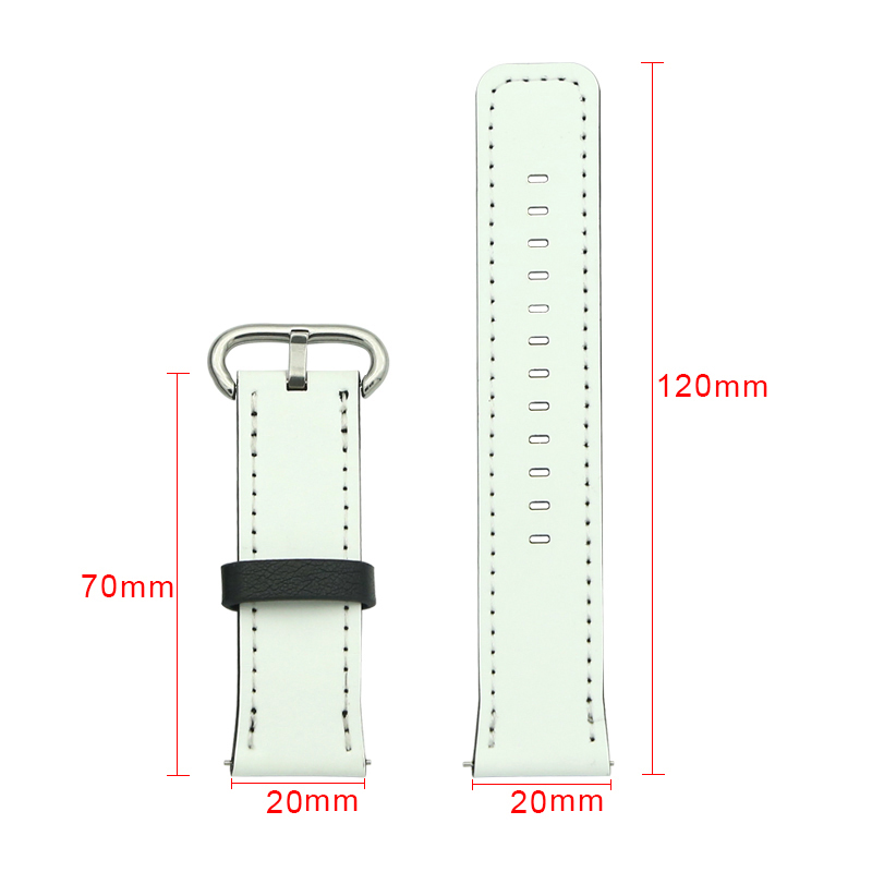 Sublimasi PU Kulit Samsung/Huawei Watch Bands 20mm