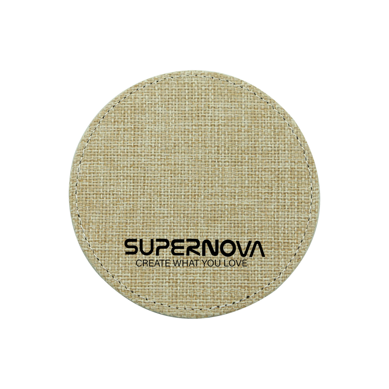 Pemejalwapan Jute Coaster-Pusingan