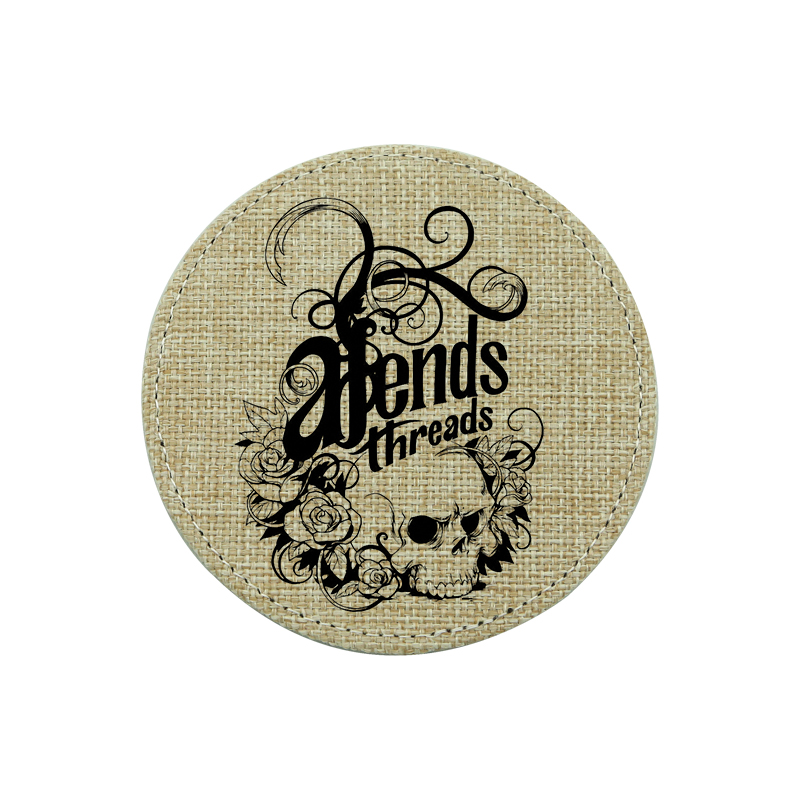 Pemejalwapan Jute Coaster-Pusingan