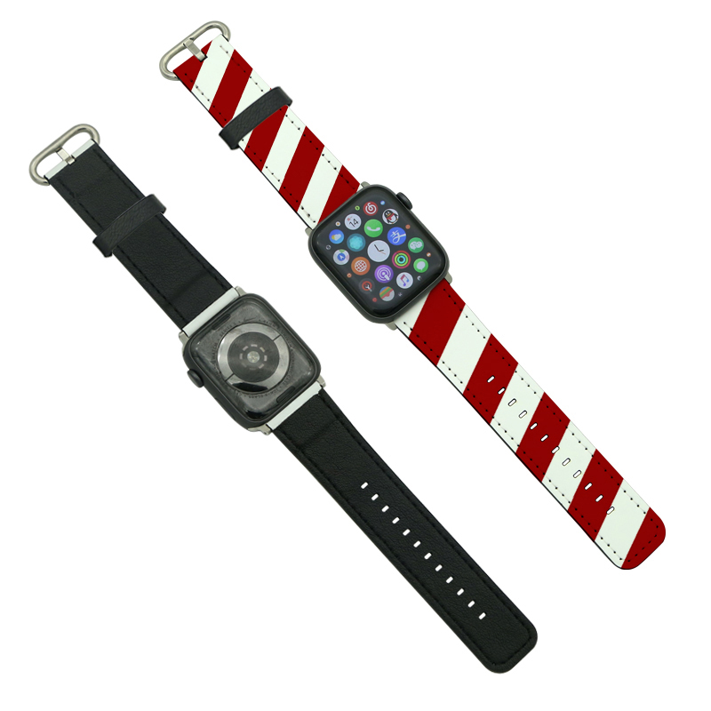 Bands iWatch Apple Kulit PU Sublimasi untuk Siri 4/5-40mm