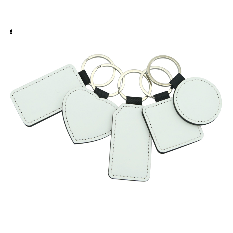 Sublimasi PU Leather Rectangle Keyring - Percetakan Satu Sebelah