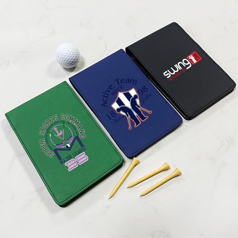 Pemegang Kad Skor Golf Kulit Kulit Sublimasi