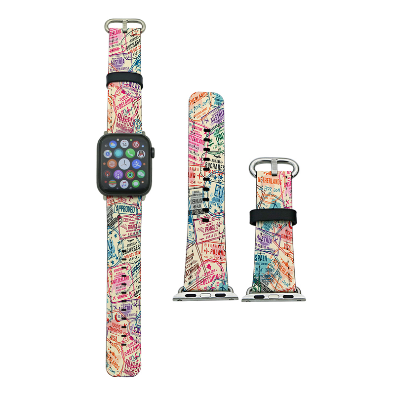 Bands iWatch Apple Kulit PU Sublimasi untuk Siri 4/5-40mm