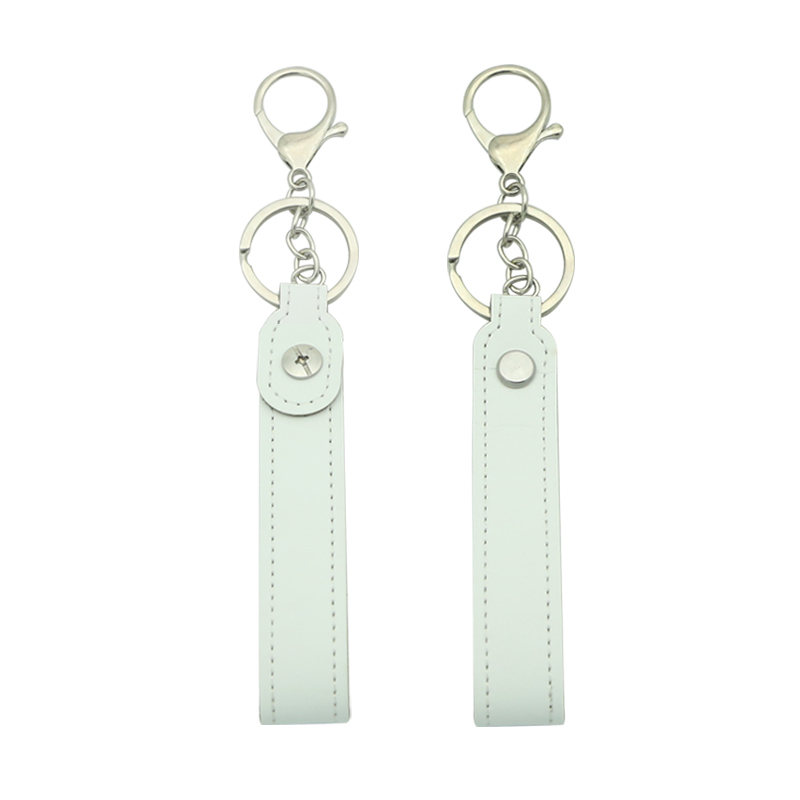 Rantai Kunci Lanyard Kulit Kulit Sublimasi