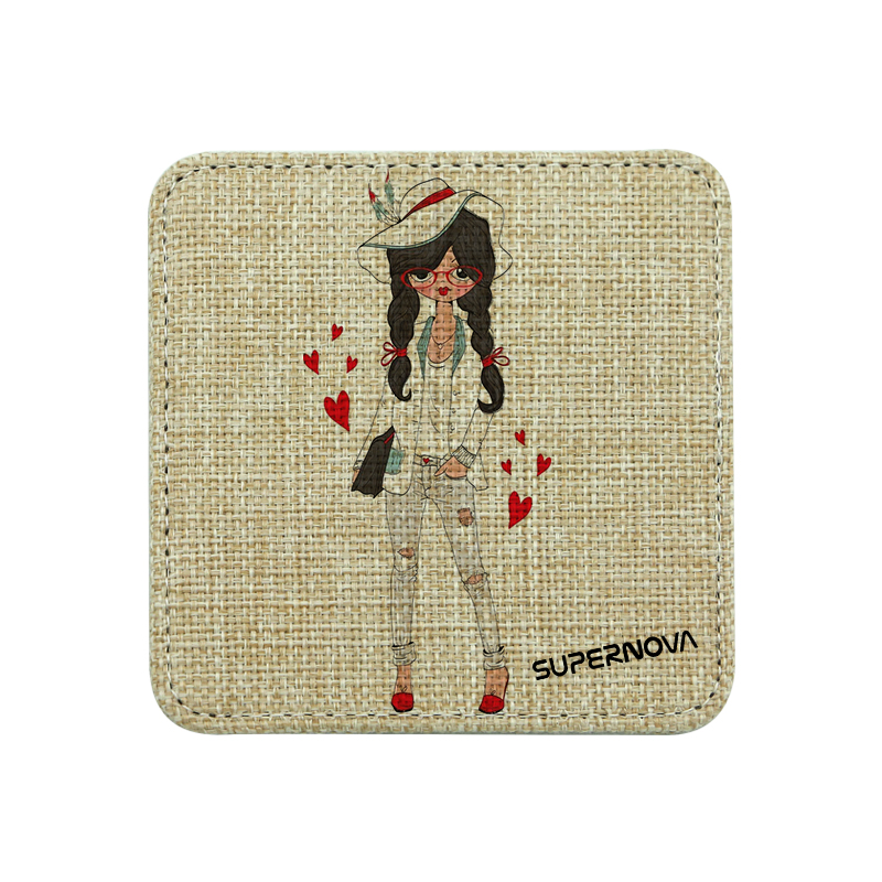 Sublimasi Jute Coaster-Square