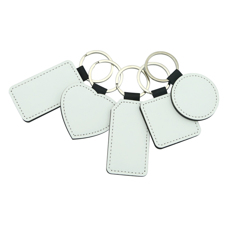 Sublimasi PU Leather Square Keyring - Percetakan Satu Sebelah