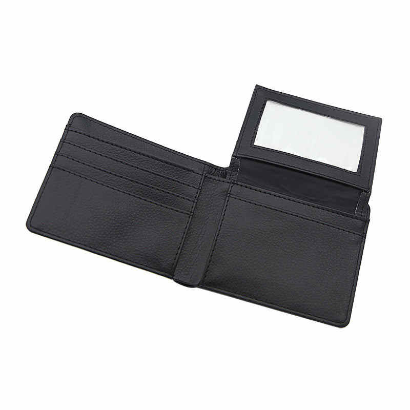 Dompet Bifold Kulit Kulit Sublimasi Lelaki dengan Pemegang Kad