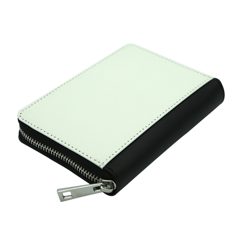 Dompet Zip Kulit Kulit Sublimasi - Tengah