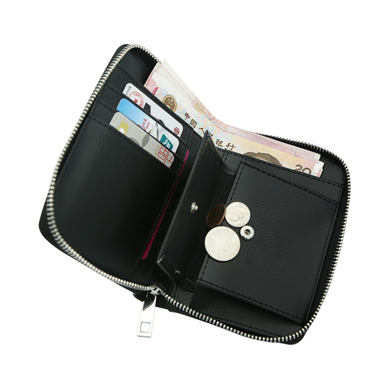 Dompet Zip Kulit Kulit Sublimasi - Tengah