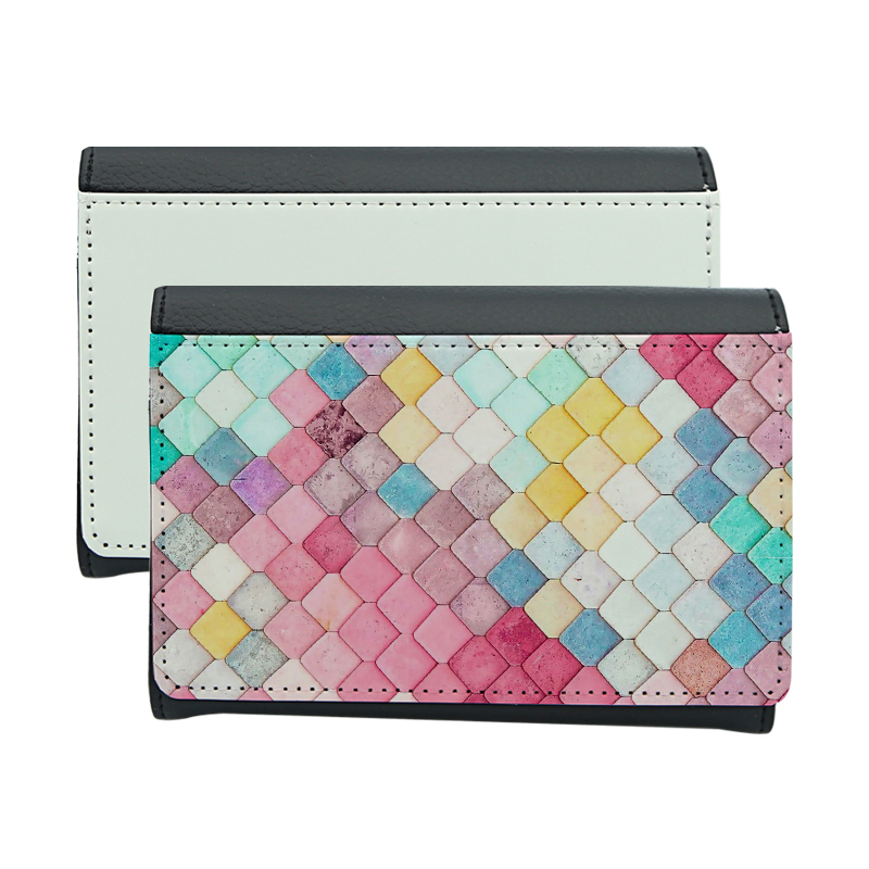 Dompet Bifold Kulit Kulit Sublimasi - Pendek