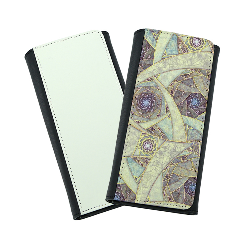 Dompet Tiga Lipat Kulit Kulit Sublimasi