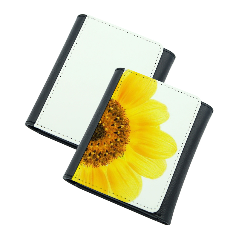 Dompet Kulit Kulit Sublimasi dengan Kulit PU dalaman - Kecil
