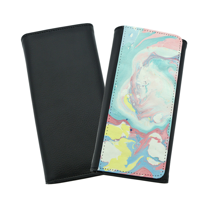 Dompet Tiga Lipat Kulit Kulit Sublimasi