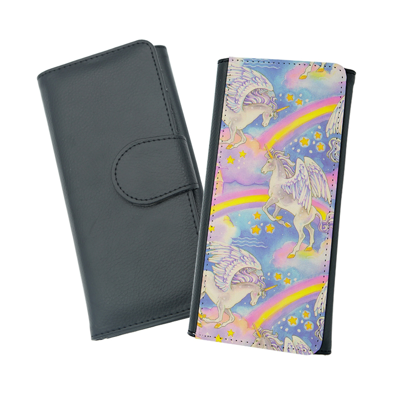 Dompet Kulit Kulit Sublimasi dengan Kulit PU Dalam - Panjang