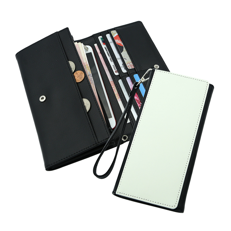 Dompet Kulit Kulit Sublimasi dengan Tali Pergelangan Tangan - Baharu