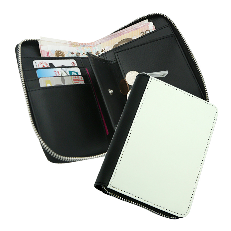 Dompet Zip Kulit Kulit Sublimasi - Tengah